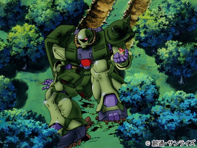 「機動戦士ガンダム0080 ポケットの中の戦争」の場面カット。