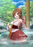 「泉極志～みなかみ美少女温泉記～」イラスト