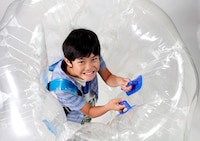 バブルサッカーのイメージ。