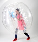 バブルサッカーのイメージ。