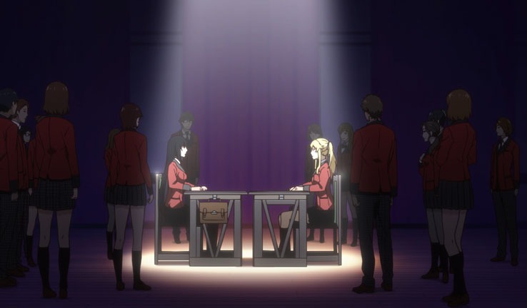 テレビアニメ「賭ケグルイ」場面カット