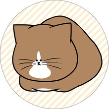 「鴻池剛と猫のぽんた ニャアアアン！ クッション まんまるぽんた」 ※画像はイメージ。