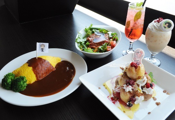 Frame cafeで提供されるメニュー。