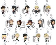 カーニバルゲームコーナーで用意される景品の「連結アクリルチャーム」。