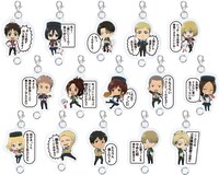 カーニバルゲームコーナーで用意される景品の「連結アクリルチャーム」。