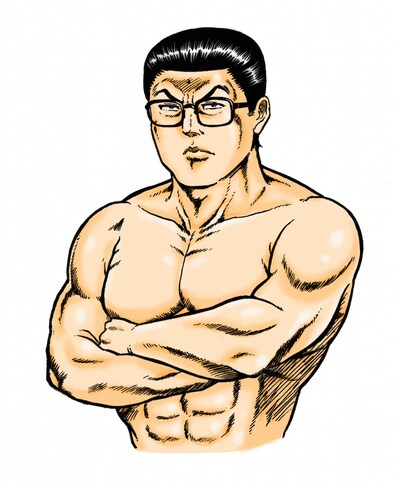 「ふたりエッチ外伝 性の伝道師アキラ」のイラスト。