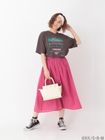 「青の祓魔師 ロゴTシャツ」チャコールグレー