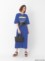 「青の祓魔師 ロゴTワンピース」ブルー