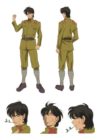鬼島森吾の設定画。