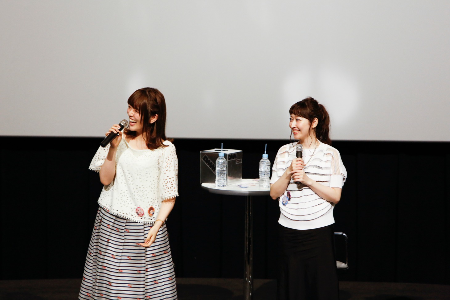「捏造トラップ」先行上映会の様子。
