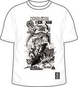「モンスターハンターダブルクロス×キン肉マン クロスボンバーTシャツ(ホワイト)」表面