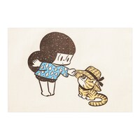 ショルダーバッグに使用された描き下ろしイラスト。