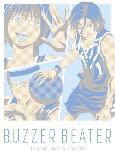 「BUZZER BEATER」Blu-ray BOXのジャケットビジュアル。