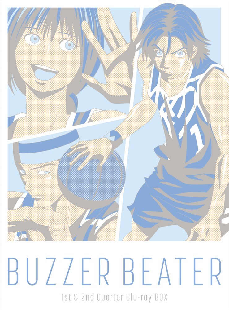 「BUZZER BEATER」Blu-ray BOXのジャケットビジュアル。