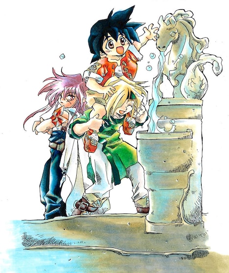 夜麻みゆきのイラスト。