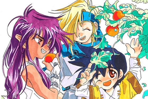 夜麻みゆきのイラスト。