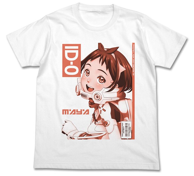 「ID-0」Tシャツ＆トート、雑誌モデル風のマヤやイド機マーキングをイメージ