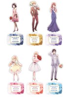 会場で販売されるアクリルスタンド。