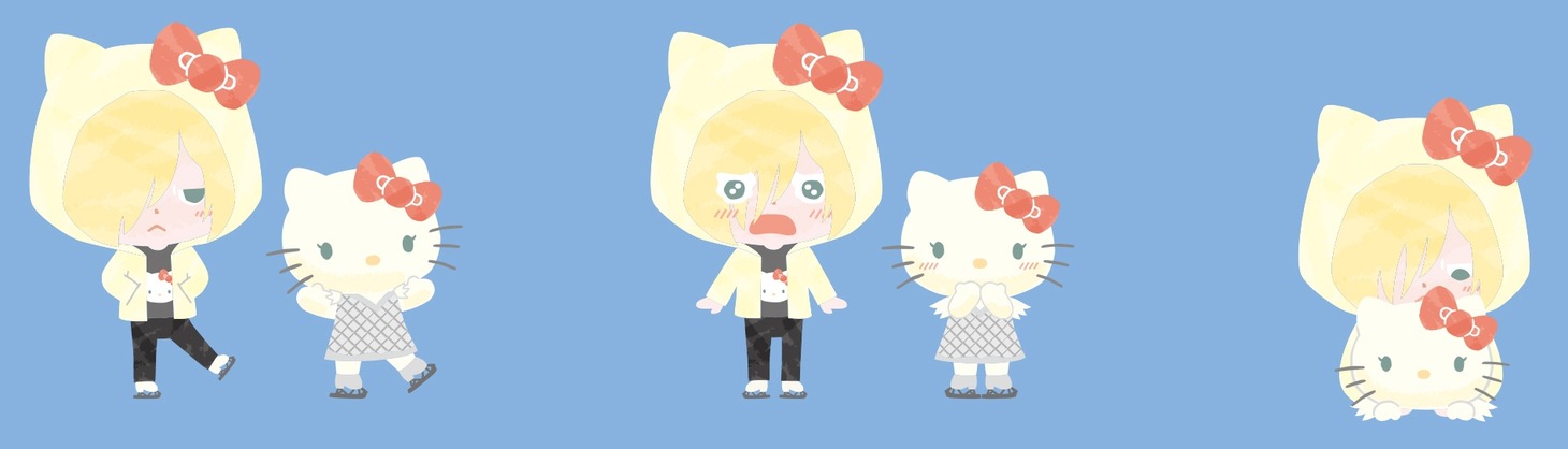 ユーリ・プリセツキー×ハローキティ
