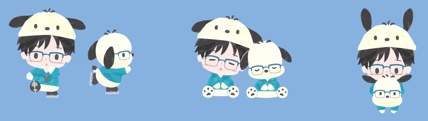 勝生勇利×ポチャッコ
