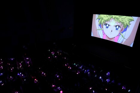 応援上映の様子。