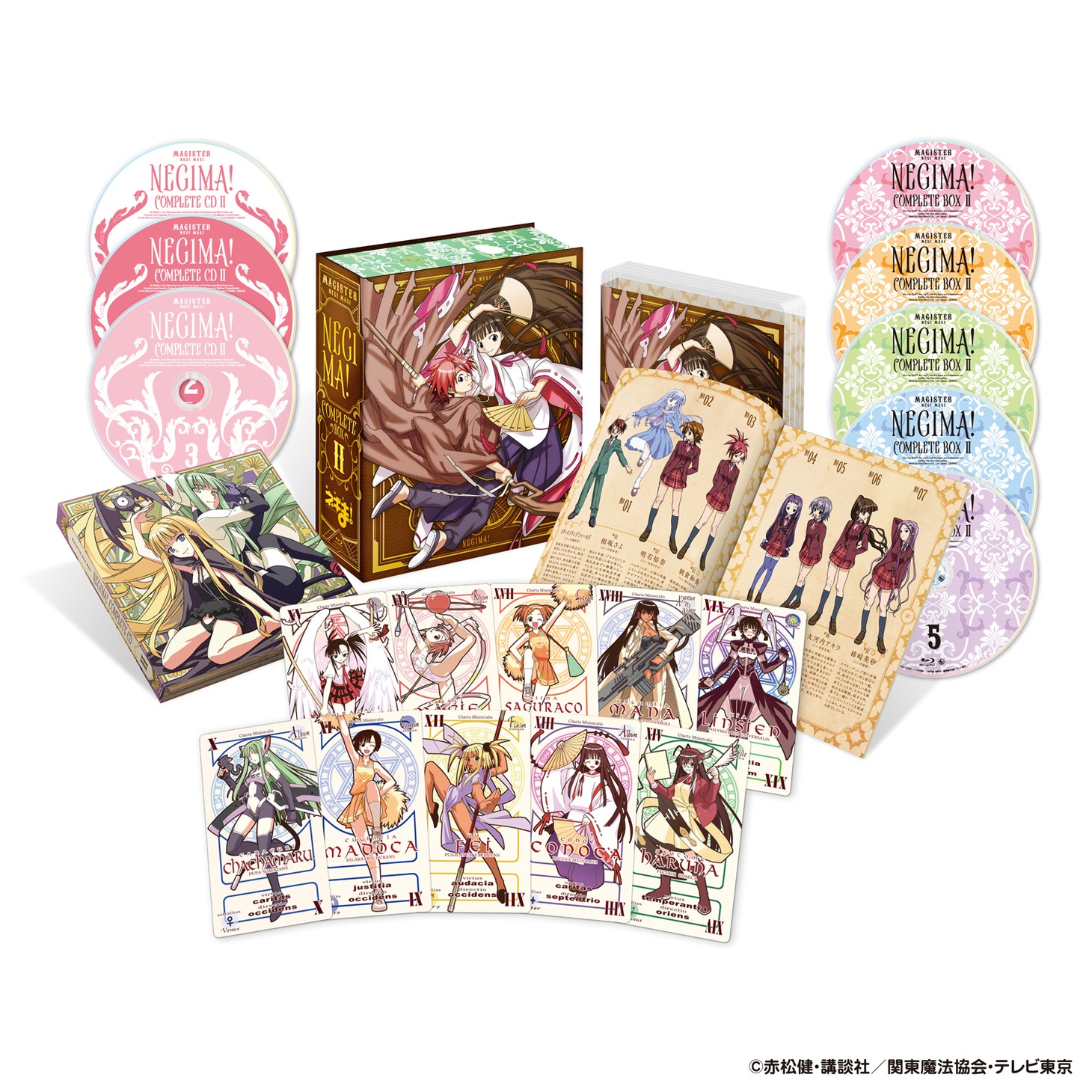 「魔法先生ネギま！コンプリート BOX II」展開図