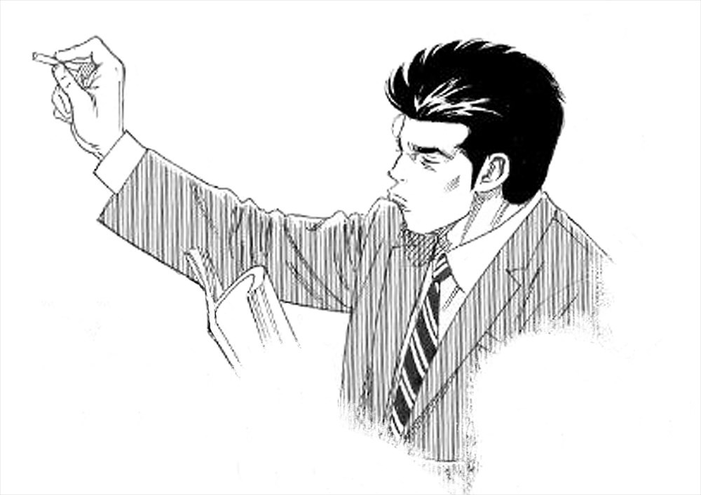 森田が描き下ろした、高校卒業3年後の新庄。(c)森田まさのり・スタジオヒットマン集英社