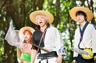 「銀魂」メイキング映像“万事屋篇”公開、カブト狩りシーンの撮影風景も