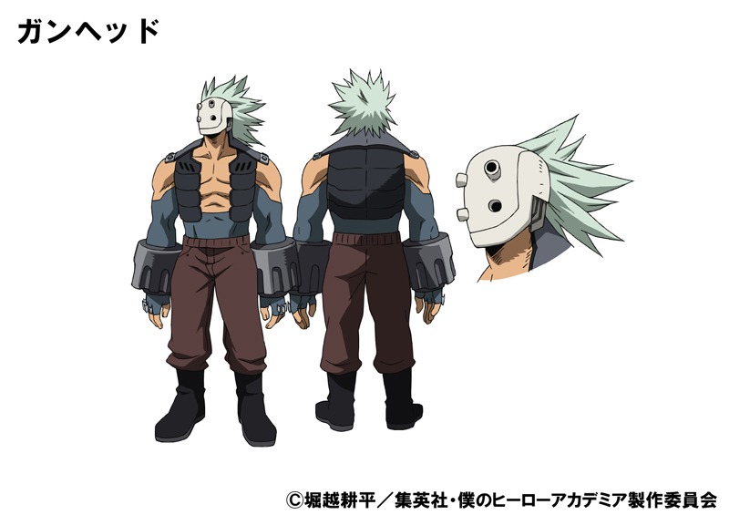 ガンヘッドの設定画。