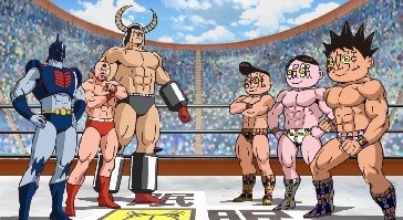 スペシャルCM「眠眠打破 VS キン肉マン 夢のタッグ」篇より。