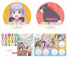 「NEW GAME!!×NEW EIDEN」で販売される記念乗車券。