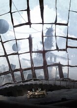 アニメ「少女終末旅行」ティザービジュアル