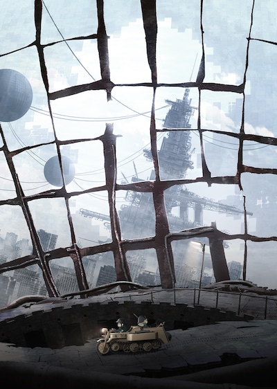 アニメ「少女終末旅行」ティザービジュアル