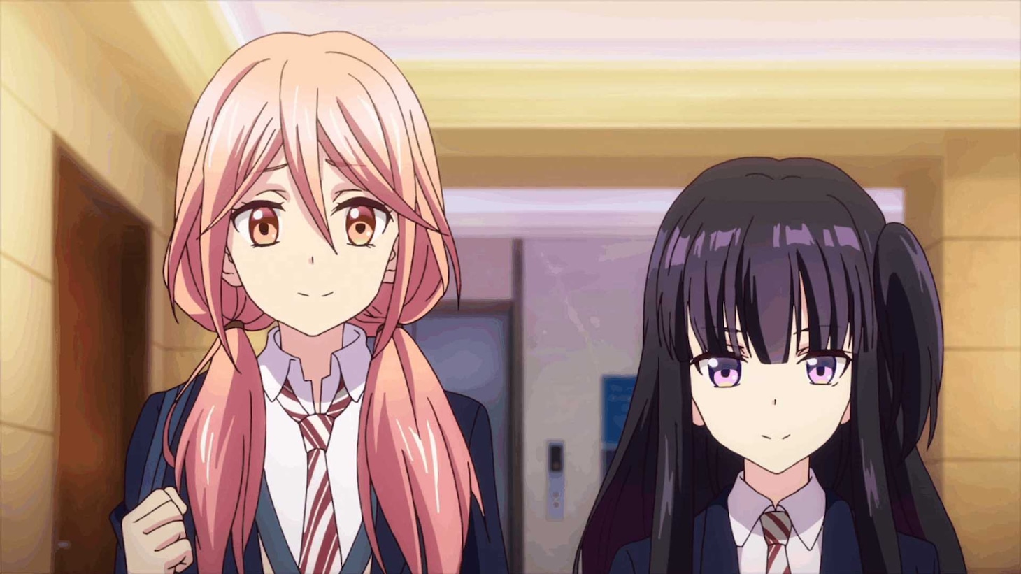アニメ「捏造トラップ-NTR-」1話先行場面カット。