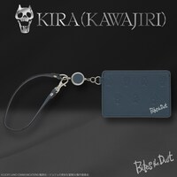 「KIRA(KAWAJIRI)'s　リール付レザーパスケース」