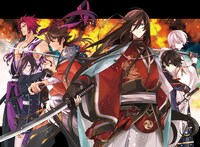 「活撃 刀剣乱舞」第1話の見開き扉ページに使用されたカット。(c)Nitroplus・DMM GAMES／「活撃 刀剣乱舞」製作委員会 (c)津田穂波／集英社