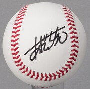 あだち充の直筆サインボール。