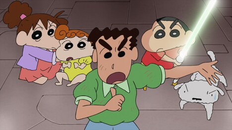 「映画クレヨンしんちゃん 襲来!! 宇宙人シリリ」より。