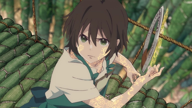 アニメ「クジラの子らは砂上に歌う」PVより。
