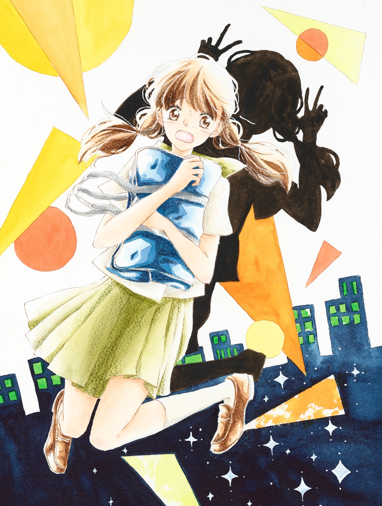 「嘘つきミラージュ」第1話の扉ページに使用されたカット。