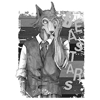 「『BEASTARS』フルカラープリントTシャツ（レゴシ）」