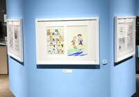 「ドラえもん×コロコロコミック 40周年展」の様子。(c)Fujiko-Pro