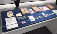 「ドラえもん×コロコロコミック 40周年展」の様子。(c)Fujiko-Pro