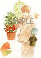 「向ヒ兎堂日記」8巻の初回限定特典として付属する、描き下ろしポストカード。