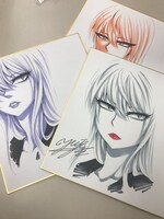 TSUTAYA三軒茶屋店にて抽選で進呈されるサイン色紙。