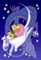 「ポポロクロイス物語 決定版」3巻表紙イラスト。