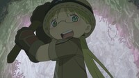アニメ「メイドインアビス」の場面写真。