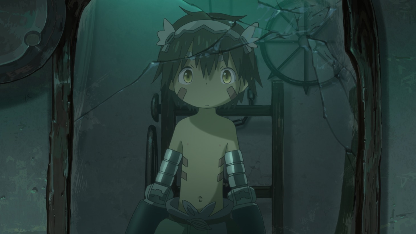 アニメ「メイドインアビス」の場面写真。