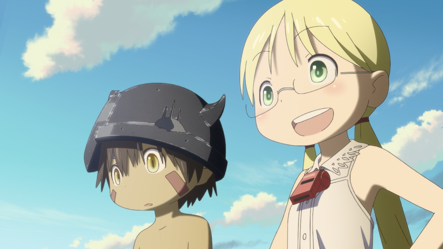 アニメ「メイドインアビス」の場面写真。