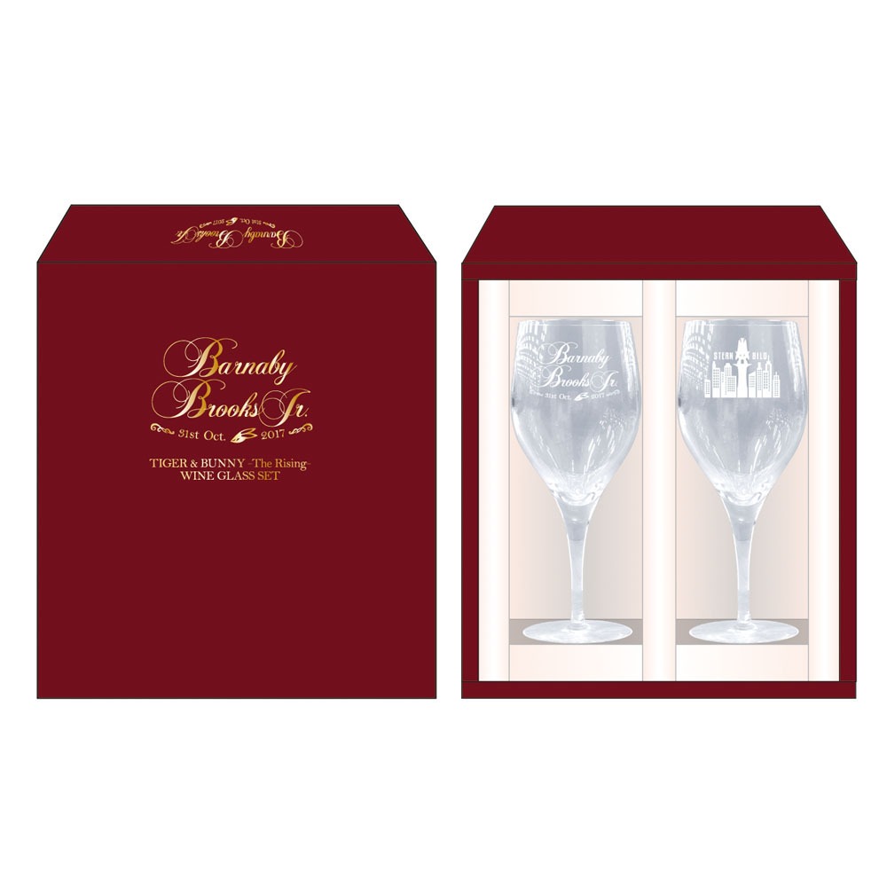 「TIGER & BUNNY –The Rising– WINE GLASS SET」